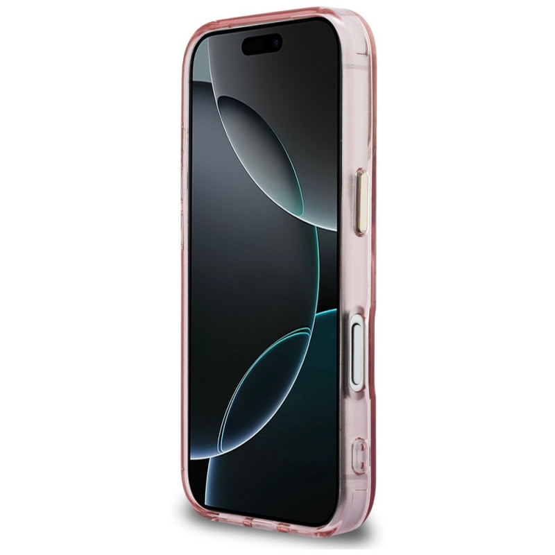 Karl Lagerfeld IML K Head hoesje KF003412 voor Apple iPhone 18 Pro Max / 17 Pro Max, roze