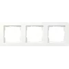 Gira Afdekraam 0213150, 3-voudig, Gira E1, zuiver wit, glanzend