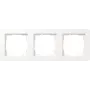 Gira Afdekraam 0213150, 3-voudig, Gira E1, zuiver wit, glanzend