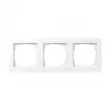 Gira Afdekraam 0213150, 3-voudig, Gira E1, zuiver wit, glanzend