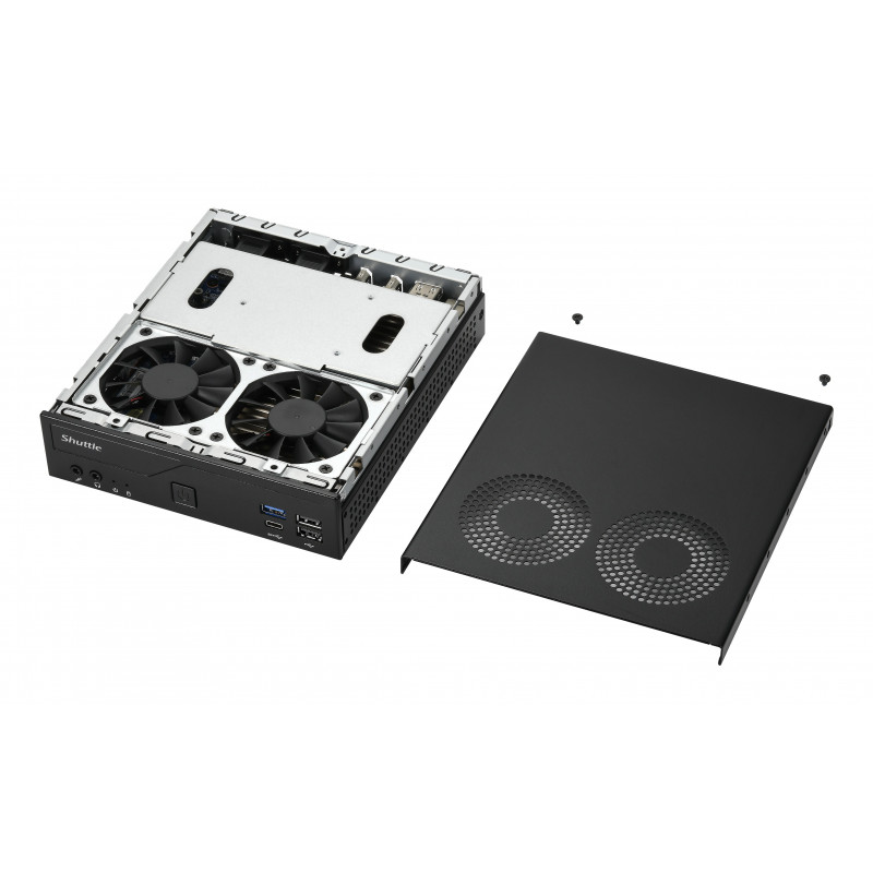Shuttle DH610V2 XPC Slim Barebone mini-pc, LGA1700, 8 GB DDR5 RAM, zwart