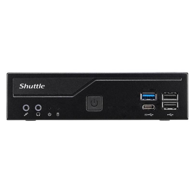 Shuttle DH610V2 XPC Slim Barebone mini-pc, LGA1700, 8 GB DDR5 RAM, zwart