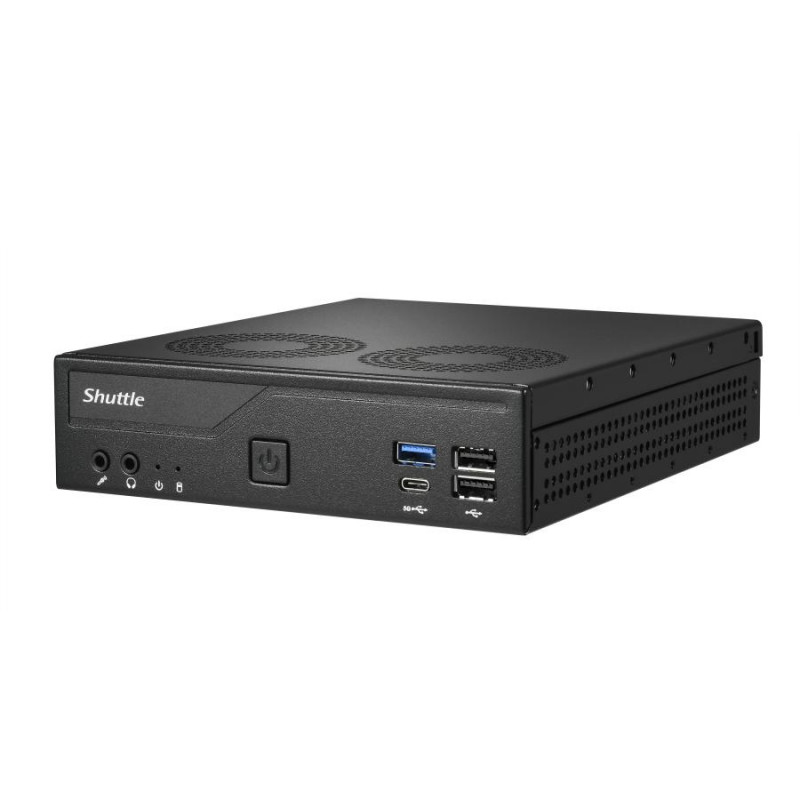 Shuttle DH610V2 XPC Slim Barebone mini-pc, LGA1700, 8 GB DDR5 RAM, zwart
