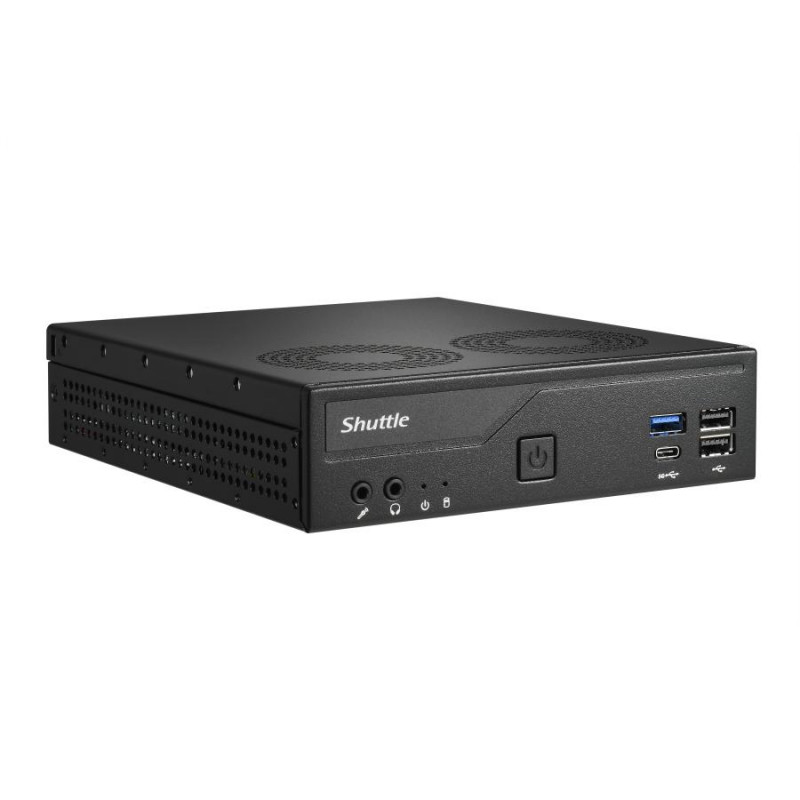 Shuttle DH610V2 XPC Slim Barebone mini-pc, LGA1700, 8 GB DDR5 RAM, zwart