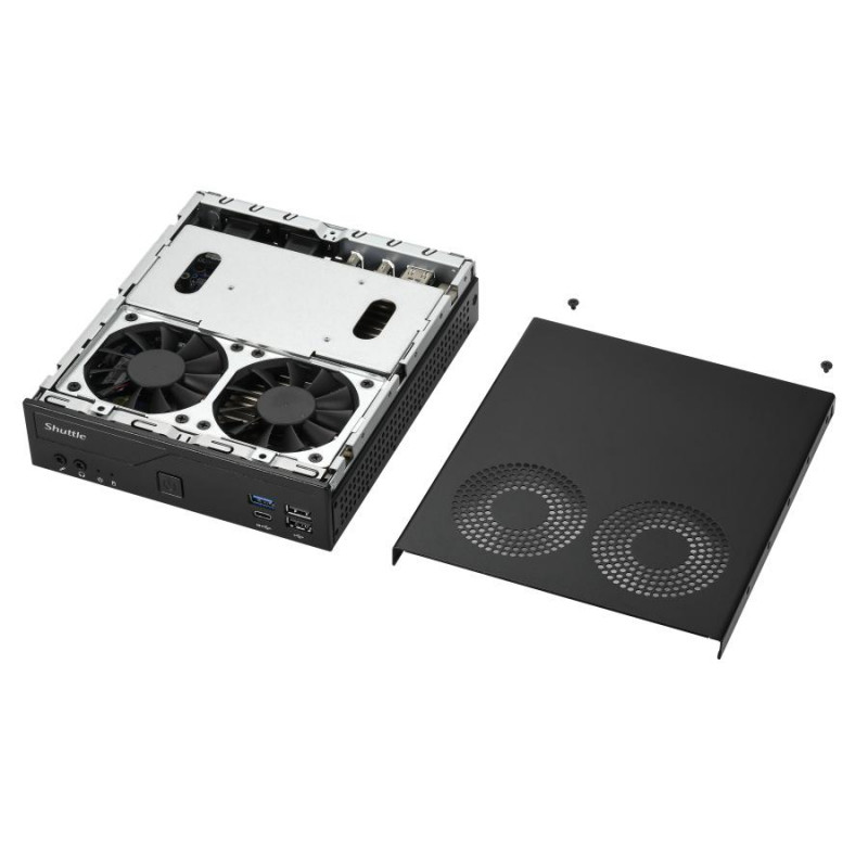 Shuttle DH610V2 XPC Slim Barebone mini-pc, LGA1700, 8 GB DDR5 RAM, zwart