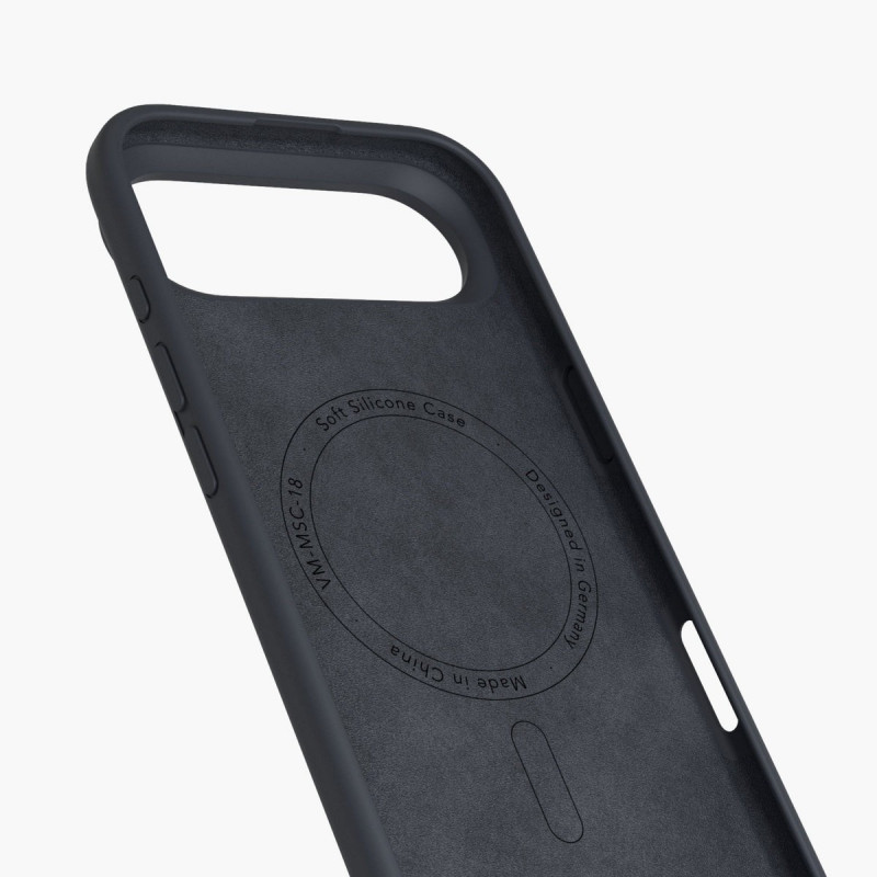 Vonmählen zachte siliconen hoes voor Apple iPhone 17 Air, marineblauw (MSC00098)