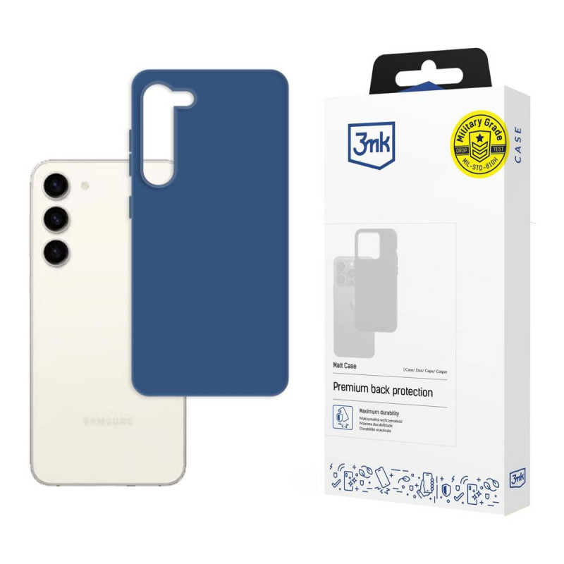 3MK Matt Case hoesje Samsung Galaxy S23+, bosbes