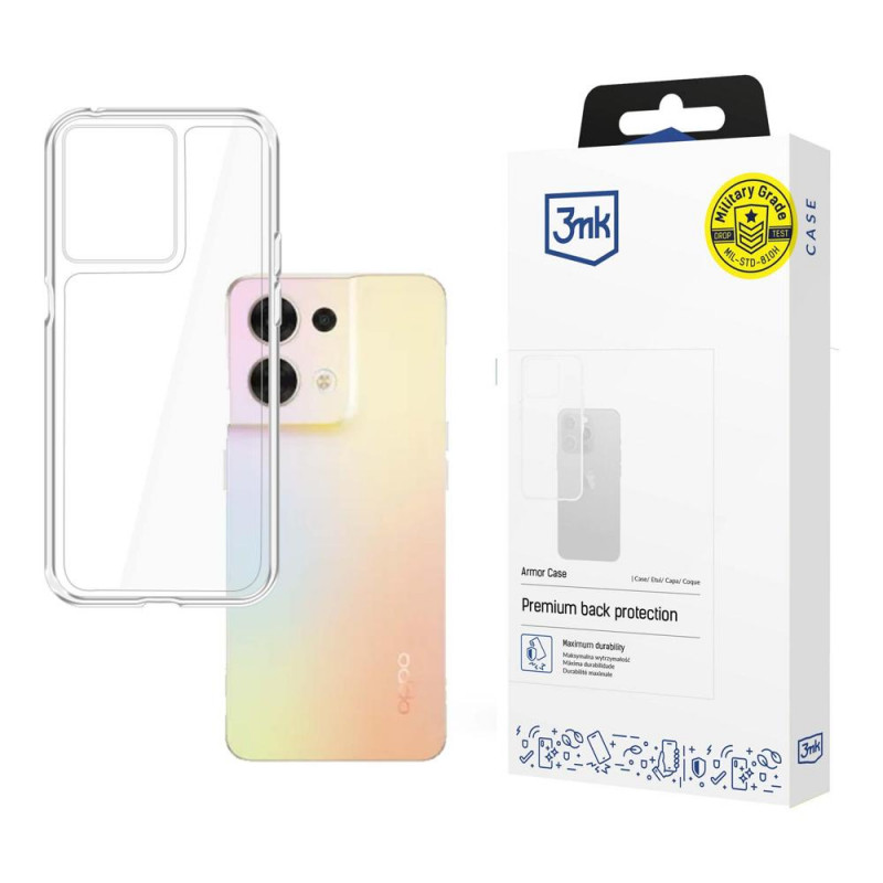 3MK Armor Case Oppo Reno 8 5G, doorzichtig