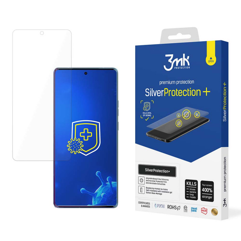 3MK SilverProtection+ antimicrobiële screenprotector voor Motorola Edge 40 Pro 5G