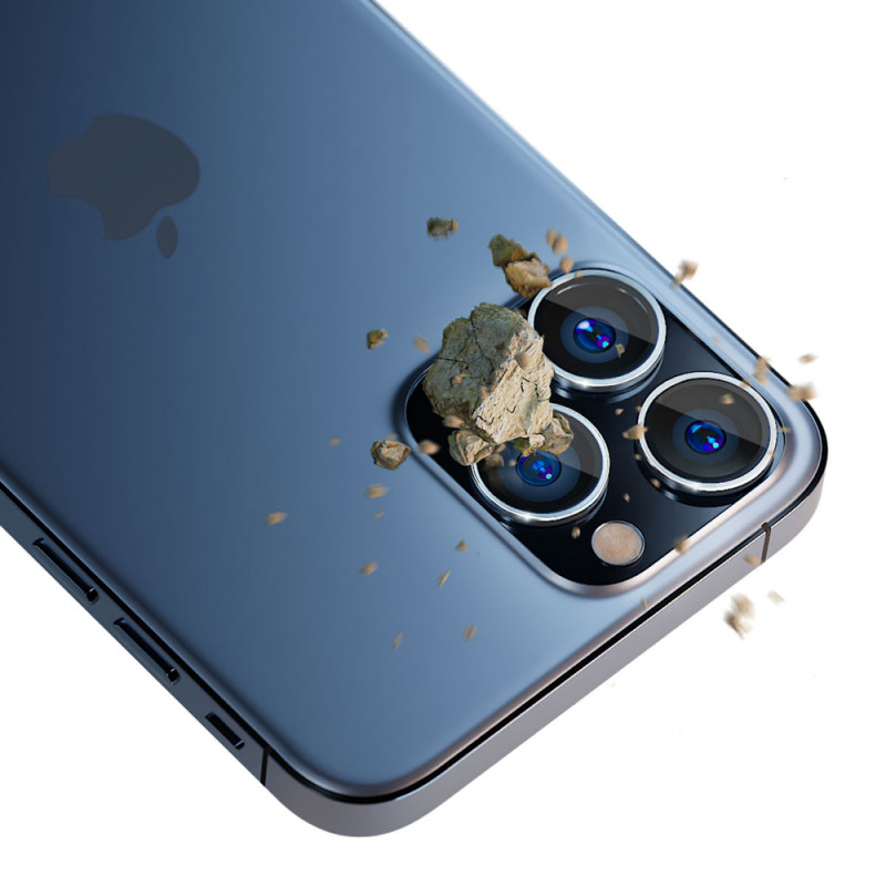 3MK Lens Protection Pro Apple iPhone 15 Pro, donkergoud