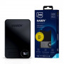3MK HARDY MagSynergy Ni+ powerbank, 5,000 mAh, 22.5 W, USB 1C1L, zwart, universeel