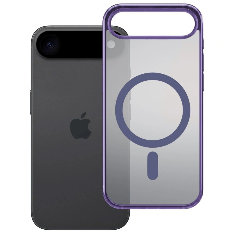 3MK Frosty MagCase hoesje voor Apple iPhone Air, paars