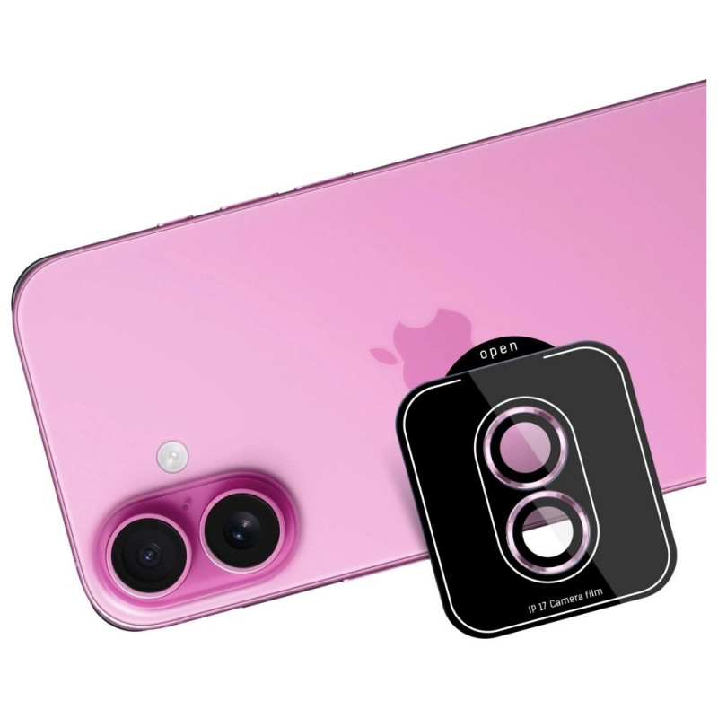 3MK Lens Protection Pro gehard glas voor cameralens voor Apple iPhone 17, paars