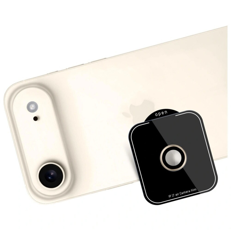 3MK Lens Protection Pro gehard glas voor cameralens van Apple iPhone Air, goud