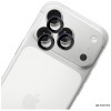 3MK Lens Protection Pro Apple iPhone 18 Pro / 18 Pro Max cameralensbescherming, gehard glas, zwart