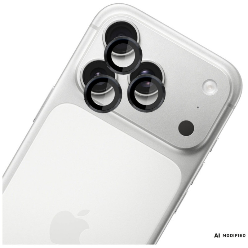 3MK Lens Protection Pro Apple iPhone 18 Pro / 18 Pro Max cameralensbescherming, gehard glas, zwart
