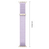 Tech-Protect NylonLoop bandje voor Apple Watch 8 / 9 / 10 / 11 / 12 / SE (40 / 41 / 42 mm), paars