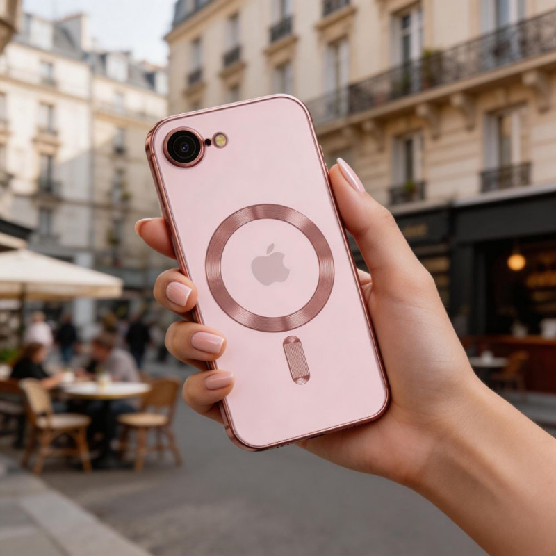 Tech-Protect Magflex MagSafe hoesje voor Apple iPhone 16e / 17e, Roségoud