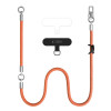 Tech-Protect C10S Rope Crossbody & Wrist set telefoonbandjes, oranje/titanium