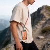 Tech-Protect C10S Rope Crossbody & Wrist set telefoonbandjes, oranje/titanium
