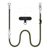 Tech-Protect C10S Rope Crossbody & Wrist set telefoonbandjes, olijfgroen/titanium