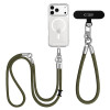 Tech-Protect C10S Rope Crossbody & Wrist set telefoonbandjes, olijfgroen/titanium