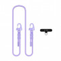 Tech-Protect C5SD touwband voor telefoon om de schouder, 80 cm, Lavendel