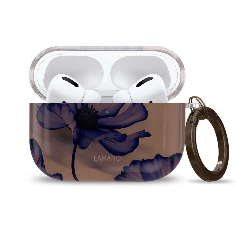 Tech-Protect Lamano Hoesje Apple AirPods Pro 1 / 2 Fluwelen Nacht