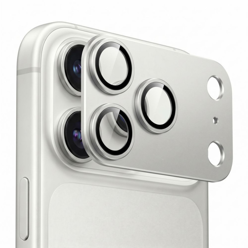 Tech-Protect Camfull Fit+ cameralensbeschermer voor Apple iPhone 18 Pro, zilver
