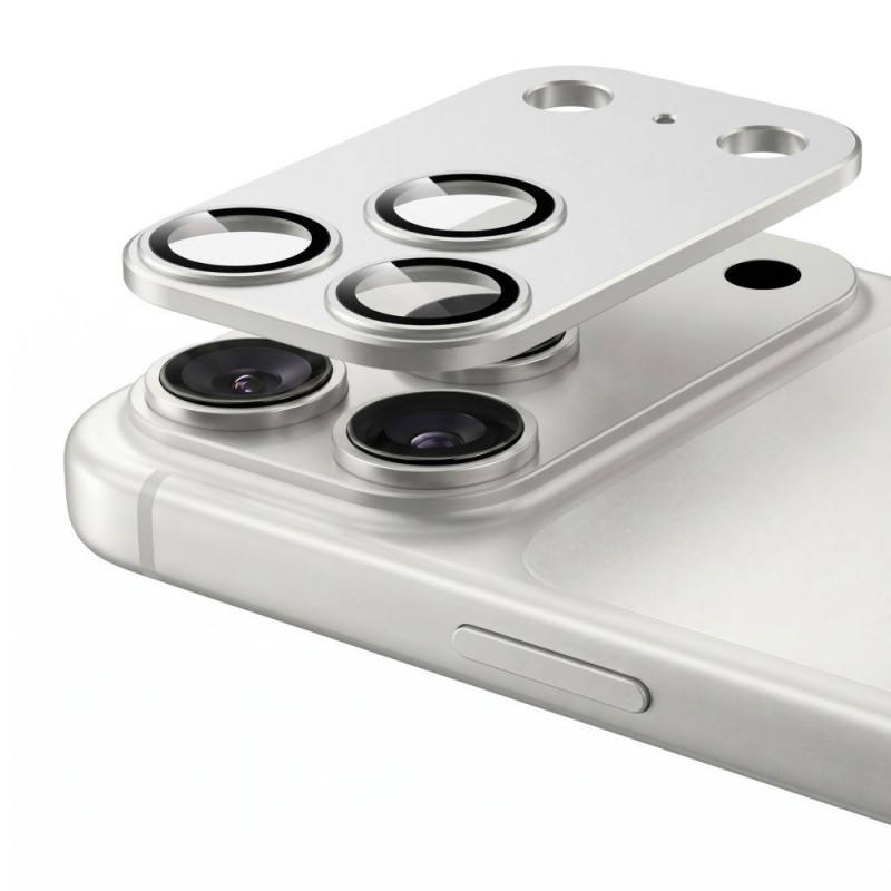 Tech-Protect Camfull Fit+ cameralensbeschermer voor Apple iPhone 18 Pro, zilver