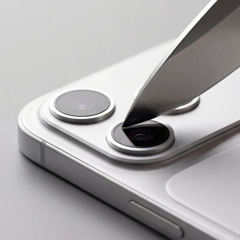 Tech-Protect Camfull Fit+ cameralensbeschermer voor Apple iPhone 18 Pro, zilver