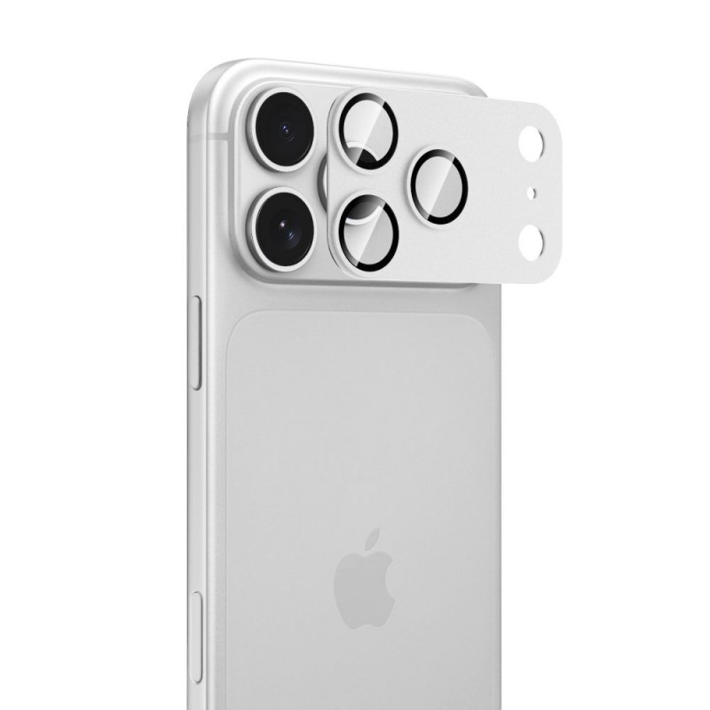 Tech-Protect Camfull Fit+ Apple iPhone 18 Pro Max cameralensbescherming, zilver