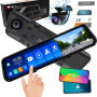 ORLLO Autoplay PRO 4K auto-dashcam voor en achter, GPS, Wi-Fi