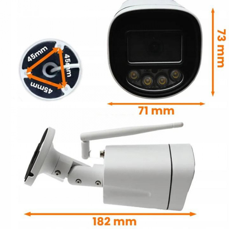 Orllo Z1 buis-IP-camera, 4K, 8MP, Wi-Fi