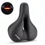 Rockbros 38218916002 MTB-fietszadel met lamp, zwart