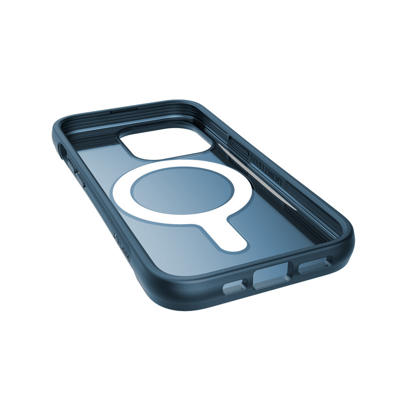 X-Doria Raptic Clutch MagSafe hoesje XDR222 voor Apple iPhone 14 Pro, marineblauw
