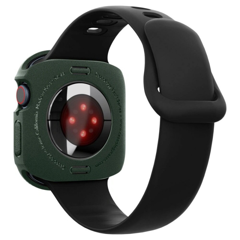 Spigen Caseology Vault hoesje voor Apple Watch 10 / 11 46 mm, Middernachtgroen