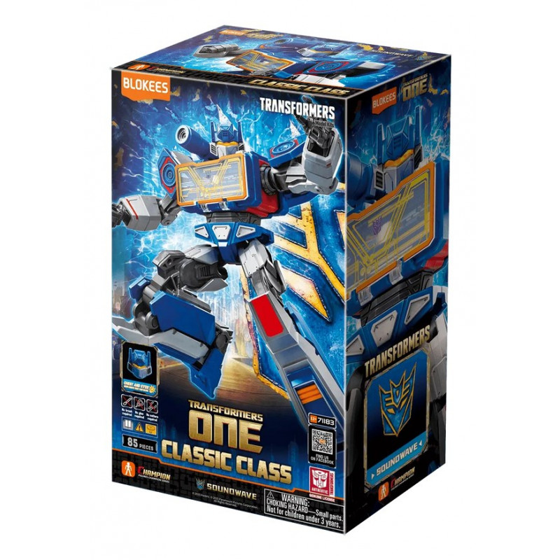 Blokees Transformers One Classic Class 17 Soundwave verzamelfiguur 71183