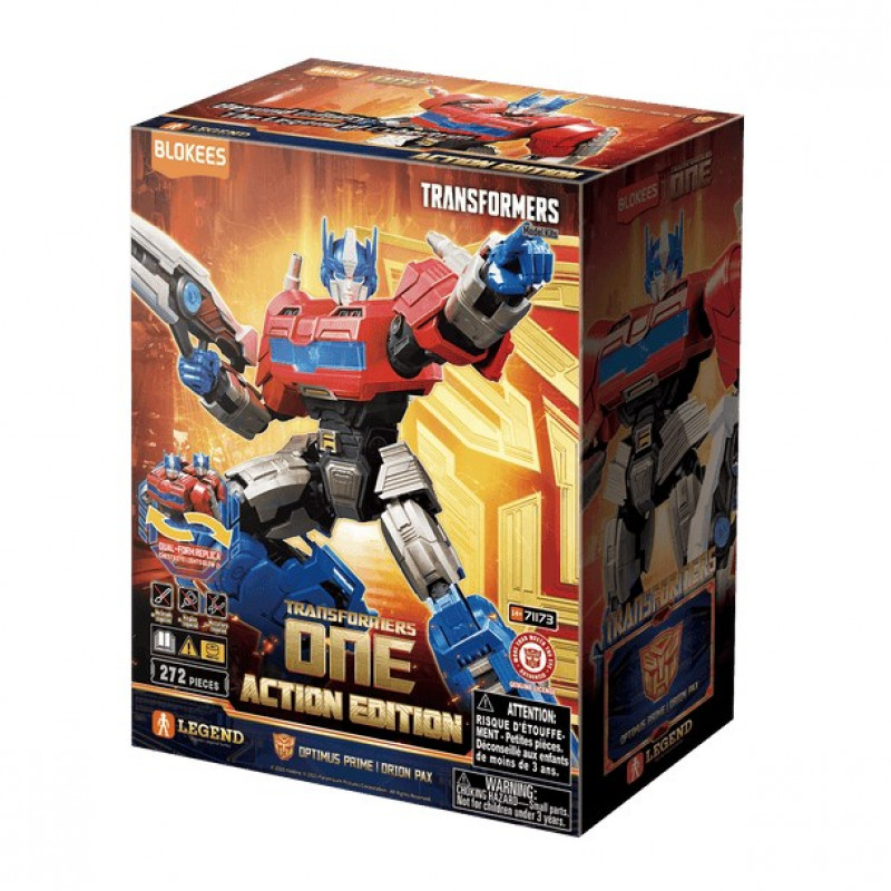 Blokees Transformers Action Edition Optimus Prime / Orion Pax verzamelfiguur 71173