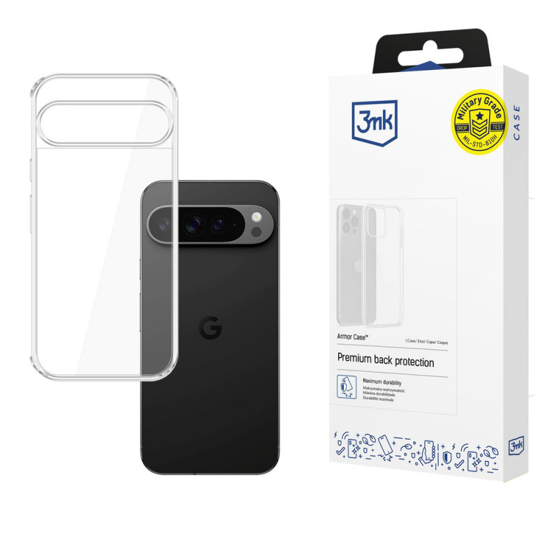 3MK pantserhoesje Google Pixel 10 Pro XL, transparant