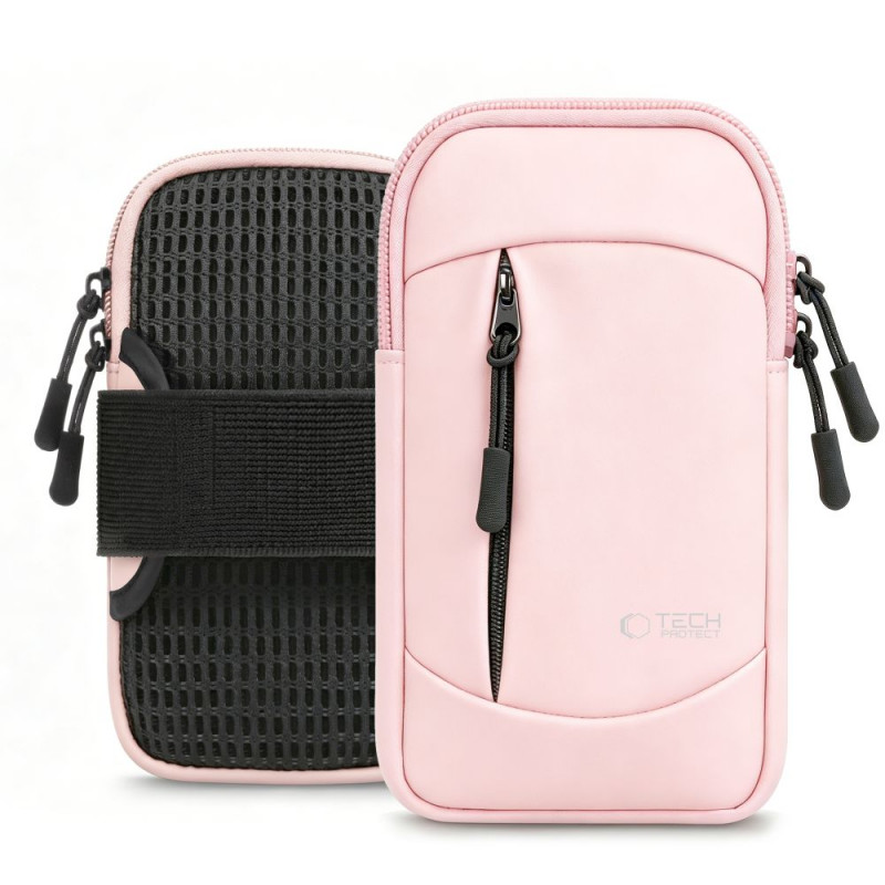 Tech-Protect M6 universele sportarmband, roze