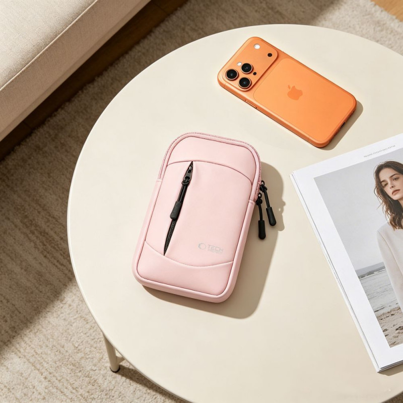 Tech-Protect M6 universele sportarmband, roze