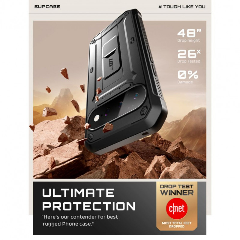 Supcase Unicorn Beetle Pro hoesje voor Google Pixel 11 Pro XL, zwart