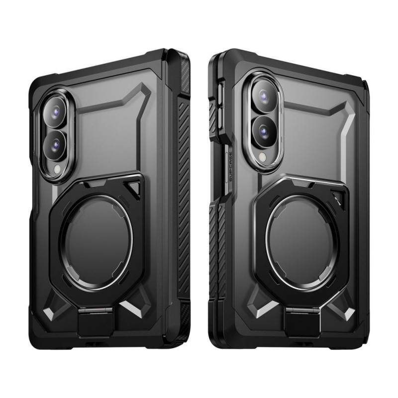 Supcase UB Grip Mag MagSafe Privacy hoesje met privacyglas voor Samsung Galaxy Z Fold 8, zwart