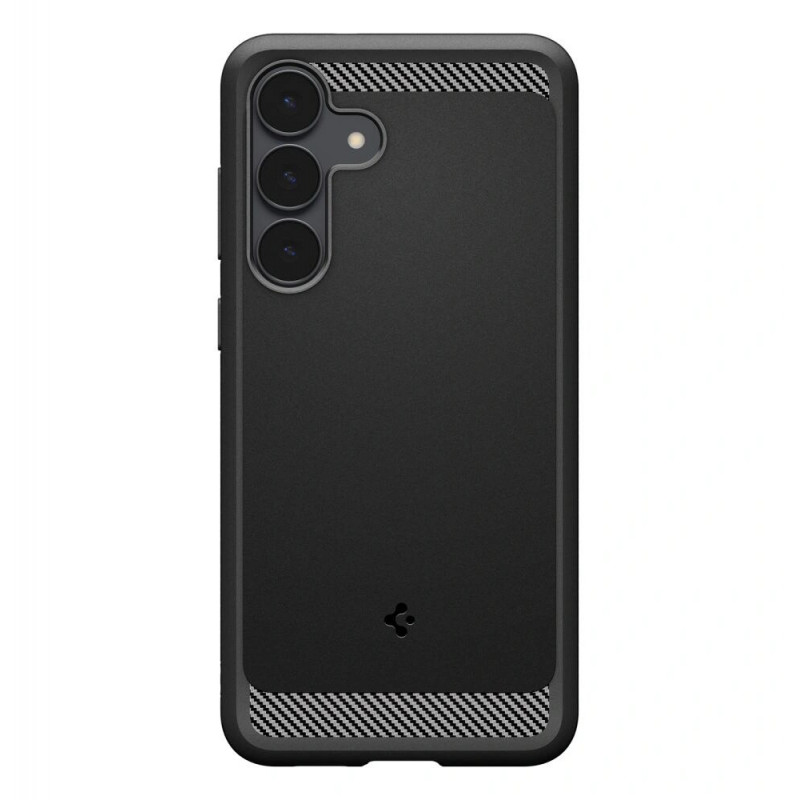 Spigen Rugged Armor hoesje voor Samsung Galaxy S25 FE, matzwart