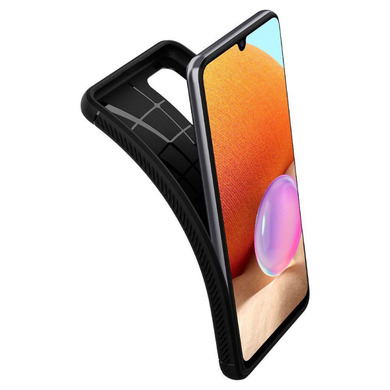 Spigen Rugged Armor hoesje voor Samsung Galaxy A52 / A52s, matzwart