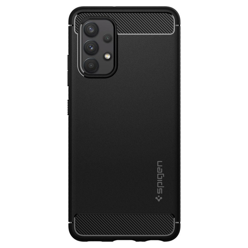 Spigen Rugged Armor hoesje voor Samsung Galaxy A52 / A52s, matzwart