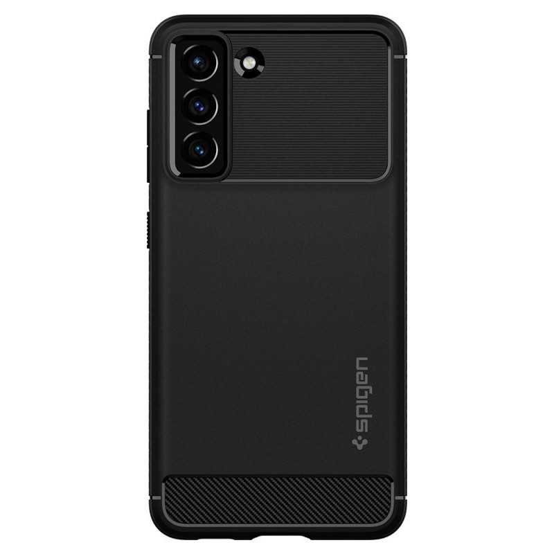 Spigen Rugged Armor hoesje voor Samsung Galaxy S21 FE, matzwart