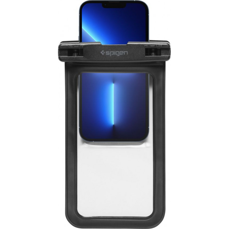 Spigen A601 Aqua Shield universele waterdichte hoes, zwart