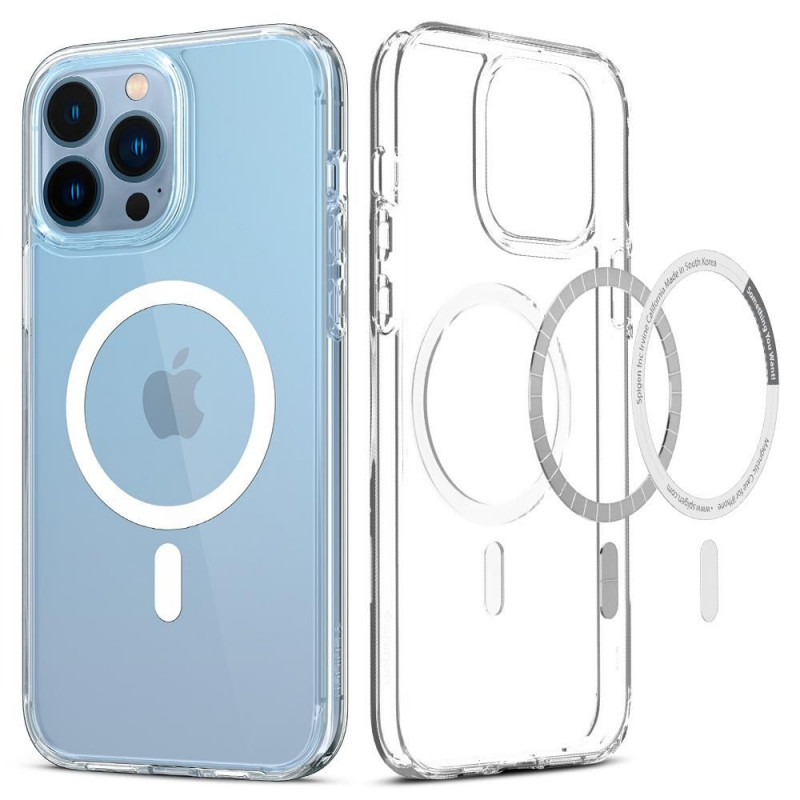 Spigen Ultra Hybrid Mag MagSafe Apple iPhone 13 Pro hoesje, wit